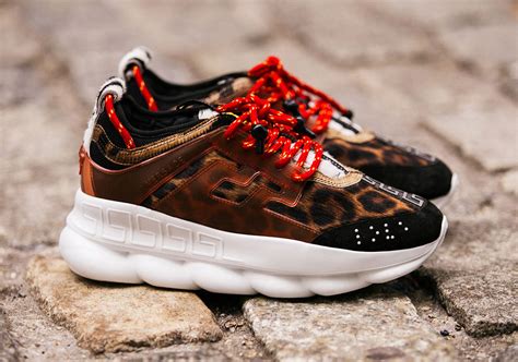 are versace chain reaction comfortable|Versace chain reaction shoes cheap.